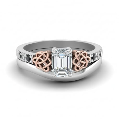 Bague Noeud Celtique argent et émeraude façonnée, haute joaillerie fantaisie durable
