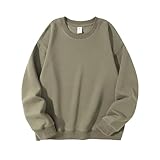 [Blostirno] トレーナー レディース 大きいサイズ スウェットシャツ レディース 長袖 スポーツウェア クルーネック 無地 春秋冬(JP0114LCA-3XL)