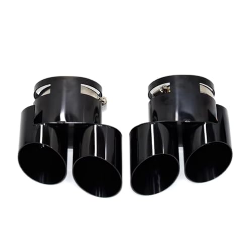 Embout d'échappement double X5 G05 X6 G06 canule acier inoxydable argenté pour pot