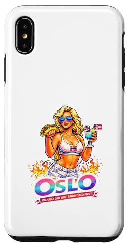 Fredagstaco Viking Design Valhala Can Wait Friday Taco �X�}�z�P�[�X iPhone XS Max �p
