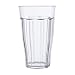 Rhapsody 16-ounce Plastic Tumblers | set of 8 Clear