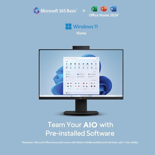 Image of ASUS AiO V440,13th Gen Intel Core i5-13420H, 23.8 inch FHD,100Hz,All-in-One PC(16GB RAM /512GB SSD /Windows 11 /Office 24 /Retractable Camera /with Wired Keyboard & Mouse /M365 Basic (1Year)*) V440VA-KBPC043WS