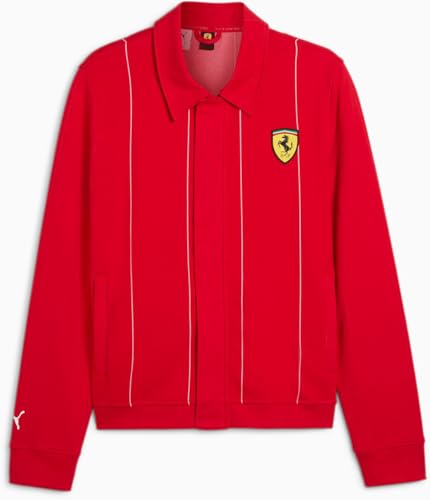 PUMA - Mens Ferrari Race Premium Jacket, Color Rosso Corsa, Size: Medium