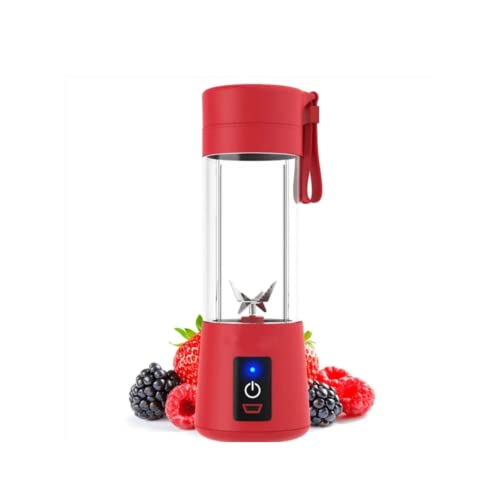 Image of Suzec Portable Electric USB Juice Maker Juicer Bottle Blender Grinder Mixer,6 Blades Rechargeable Bottle with (Multi color)