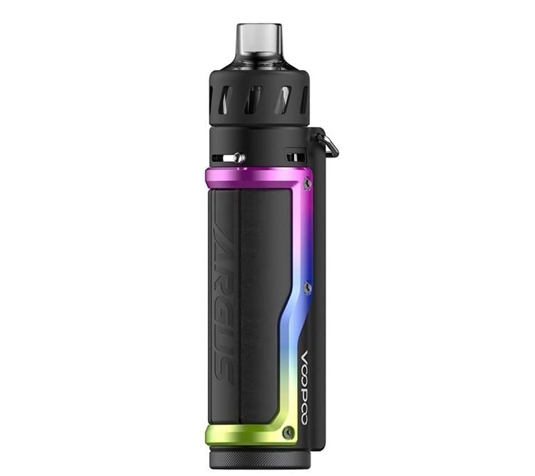 TVDCVoopoo Argus Pro 80W Pod Kit, Screen: 0.96” OLED, Built-in 3000mAh Battery, Compact and Long-Lasting, Voopoo Vape E Cig kit, 2ml Cartridge No Nicotine (Black/Ra-in-bow)