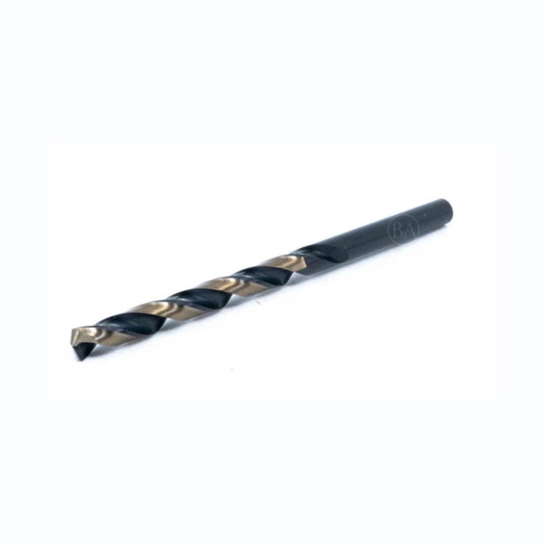 Benchmark Abrasives 5/32" Diameter HSS Silver & Deming Drill Bit Black & Gold Cutting Tool, Shank, for Hard Metal, Stainless Steel, Cast Iron, Wood - (5/32")-12 Pack