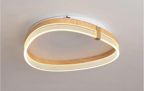 Plafonnier LED dimmable triangulaire de 50cm avec télécommande pour salon - 2