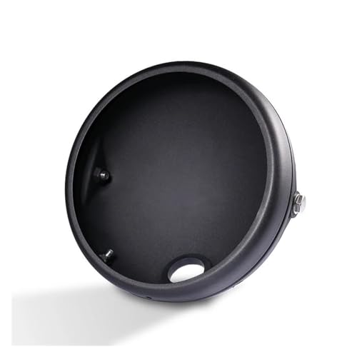 Garde phare Kawasaki moto 7 pouces boîtier robuste noir mat