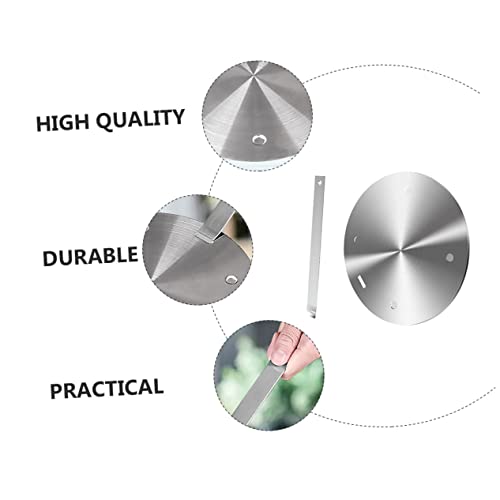 Anneome 2 peças de tapete para fogão, utensílios de cozinha, casa, de aço inoxidável, para fogão, fo