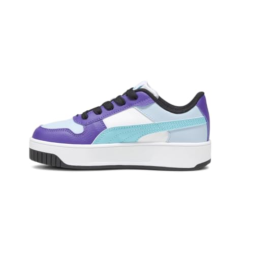 PUMA Kids' Carina Street Silver Sky-Team Aqua-PUMA White Little Kid 10.54
