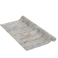 Pellicola Adesiva Venilia Effetto Pietra Grigia - 45cm X 1,5m Per Mobili E Cucina