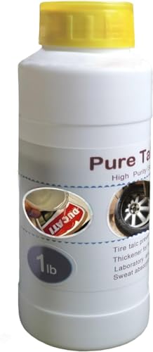 1LB Super Purity Talcum Powder,Multiple Purpose Talcum Powder Unscented with Excellent Lubrication,for Bike and Auto Tire Repairing