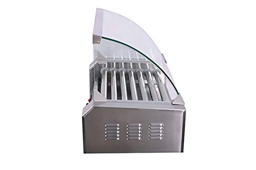 Komercyjna elektryczna opiekacz do hot dogów na 7 bułek, piekarnik do kiełbasek, piekarnik do kiełbasek, grill do hot dogów