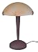 Produktbild Reality Leuchten Tischleuchte Tischlampe / rostfarbig - Glas amberfarben / inklusive 3-Stufen TouchMe Dimmer / 1 x E14 max. 40W / ohne Leuchtmittel, Höhe - 33 cm R5925-24