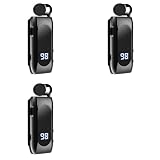 Janasiba 3X K55 Cuffia Lavalier Retrattile BT5.2 Promemoria Chiamata Vibrazione Movimento Clip Driver Cuffia Auricolare PK F920 Nero