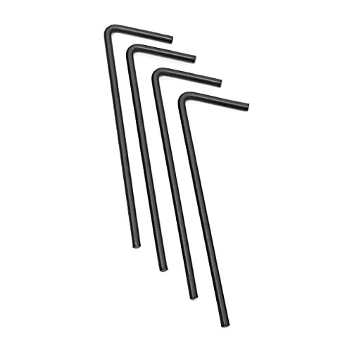 Relaxdays Rosenbogen mit Spitze HBT 242 x 138 x 35,5 cm Torbogen aus massivem Metall als Rankhilfe für Kletterrosen und Clematis Rosenspalier mit Pike und 4 Erdnägeln als stabiles Rankgitter, schwarz