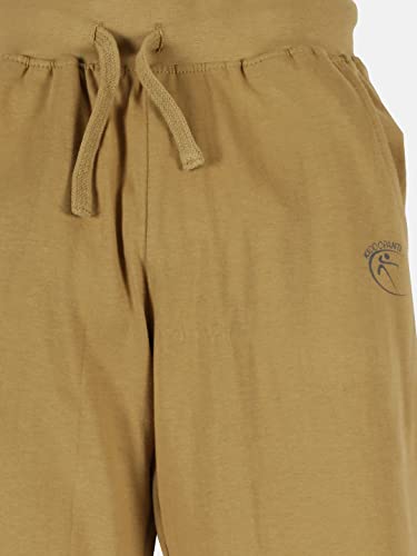 Image of KiddoPanti 100% Cotton Track Pants for Boys & Girls | Soft Single Jersey Fabric | Elastic Waist with Drawcord | Full Length with Rib Hem & Pockets | Joggers for Kids