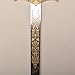 Claymeur Stainless Steel Medieval Star of David Sword King Solomon Sword for Cosplay, Collection-33.8 Inch