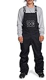 DC Docile Bib Mens Snowboard Pants Black Sz L