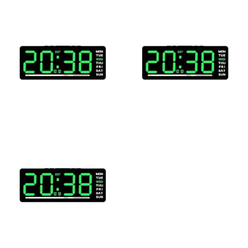 Generic デジタル目覚まし時計 大型LEDディスプレイ ? 調整可能な輝度とスヌーズ機能、DC5V1A/バッテリー駆動でベッドルームやオフィスに最適
