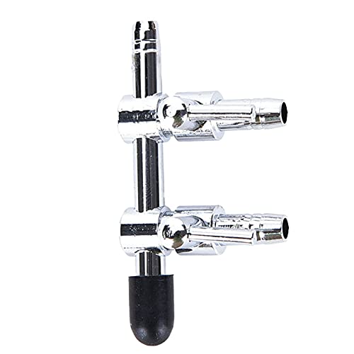 Crazyfly Edelstahl Aquarium Gang Ventil, 1/2/3/4/5 Wege Luftstromverteiler Hebel Sauerstoffpumpe Luftanschlüsse Langlebiger Luftverteiler Verteiler für Aquarien, 7/21/32/43/52 g Cover
