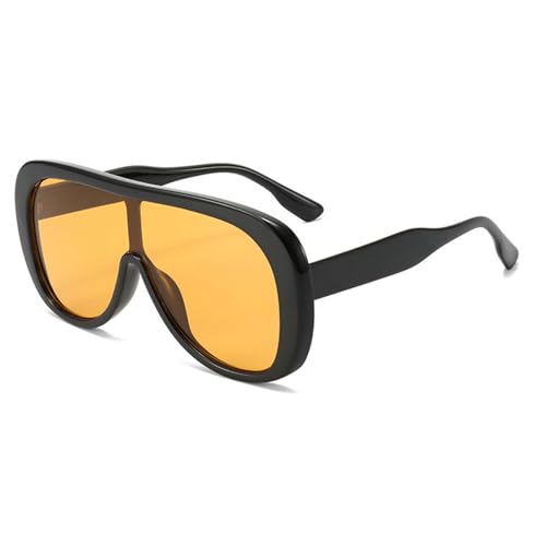 willochra Oversized Pilot Sunglasses Women Fashion Big Frame One Piece Sun Glasses Mask Goggle Trendy l Frame Oval Shades2