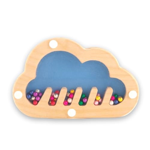 Image of Cots and Cuddles 1pc Wooden Animal Rattle Toy for Babies & Toddlers | Safe & Engaging Sensory Play Toy (Koala)