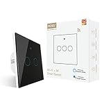 3. Control múltiple: no solo es compatible con Alexa y Google Home para el control de voz manos libres, sino que también se puede controlar a través de la aplicación Smart Life / Tuya en cualquier momento y en cualquier lugar; Guarda el último relé y el estado de la luz de fondo en caso de un corte de energía.