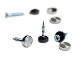 schraubenkappe edelstahl 20x (also 20 Stücke) Edelstahl Zierkappe (insgesamt 5 Packungen, in jeder Packung sind 4x Zierkappe)