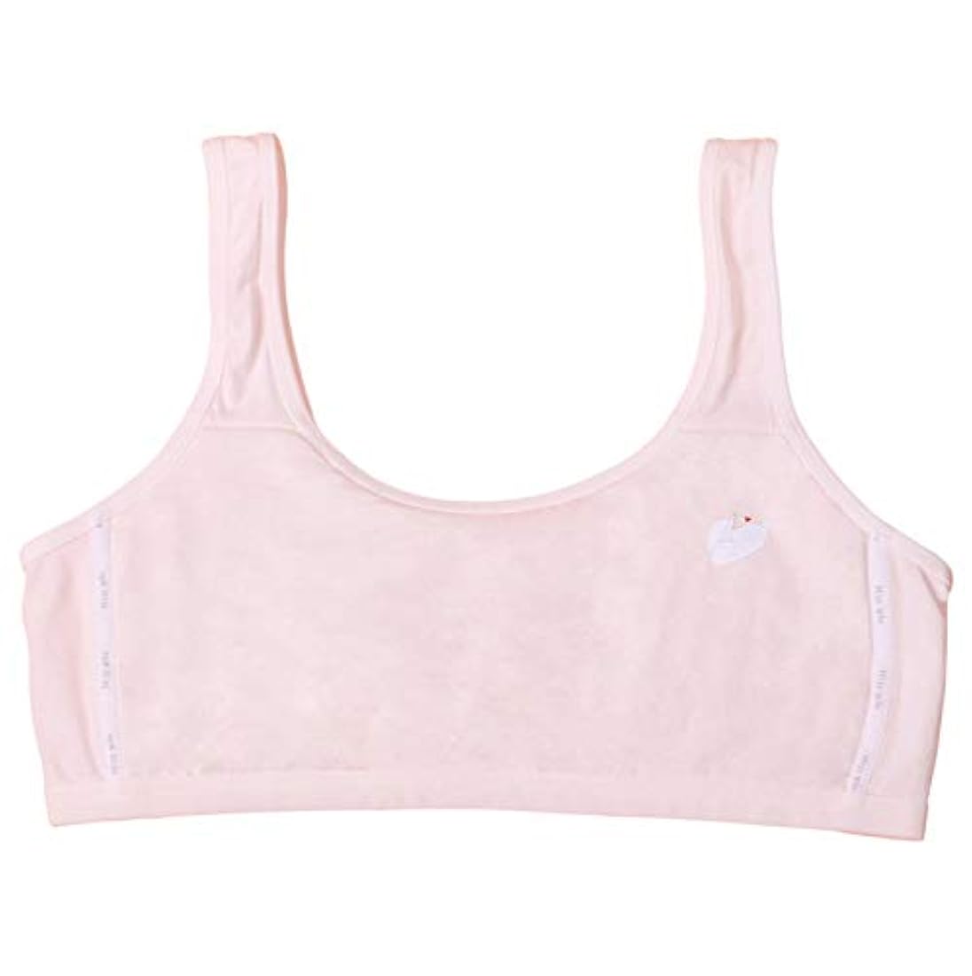 Sayletre 8-14 Years Young Girls' Cotton Blend Sports Training Bras Puberty Children Soft Breathable Underwear Teenage Kids Crop Vest Tops Clothing