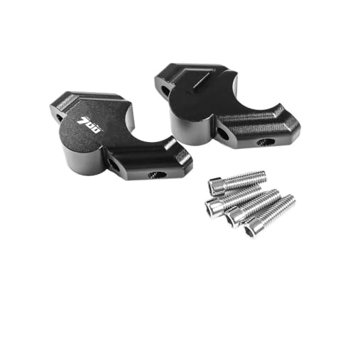 Abrazaderas de manillar CNC con alzas de altura para Tenere 700