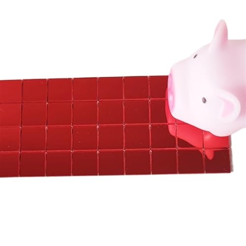 Qauucp Rote Mini-Glasfliesen 480 Stück