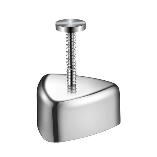 Surakey Onigiri Mold, Stainless Steel Rice Ball Mold Sushi Maker, Classic Triangle Mold Metal Onigiri Maker Sushi Maker for Kids Lunch Bento and Home DIY Kitchen Sushi Shop (Triangle Mould)