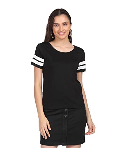 Image of SUGR Basics Women's Solid Regular Fit T-Shirts