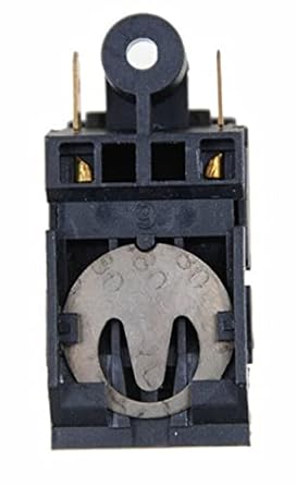 AMAZOR Black 13A Switch Electric Kettle Thermostat Switch 2 Pin Terminal Kitchen Appliance Parts
