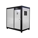 Portable Toilet with Shower Mobile Toilet Heavy-Duty Portable Restroom, Outdoor Portable Bathroom with Bathroom Vent, All-in-One Shower Toilet Combo Unit for Construction Sites, Events & Camping