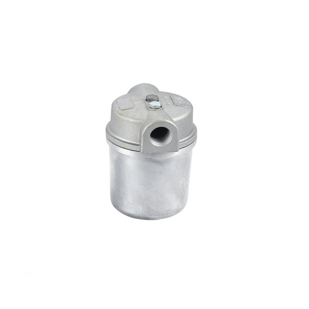 L (3/4Rp) Filtro de combustible en línea para quemador diesel - Filtro de filtro de aceite de repuesto con depósito de caldera para mujer, asegura la bomba de aceite del quemador y promueve la
