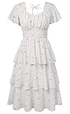 Women's Vintage 1950s Elegant Floral Tea Party...