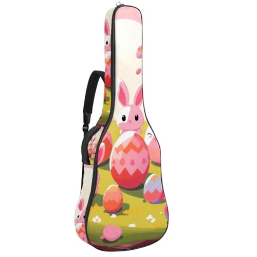 Étui guitare acoustique rembourré éponge pour éviter chocs et pluie