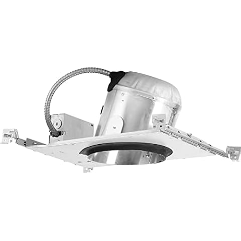 Progress Lighting P806A-N-MD-AT 6" Recessed Slope Ceiling Non-IC New Construction Housing for Progress Lighting 6" Trim Cover