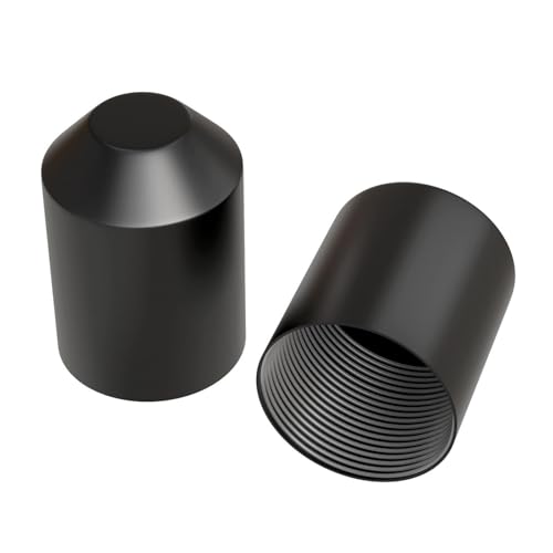 Tapa retráctil de poliolefina negra de 103 a 50mm para protección de tubos y cuerdas