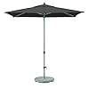 Suncomfort by Glatz Push up, steengrijs, 250 x 200 cm, rechthoekig parasol