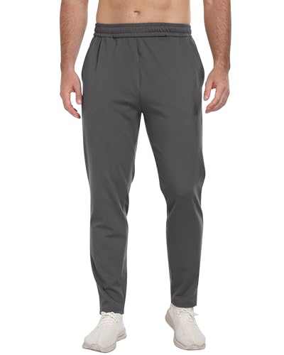 3 Pack Men's Workout Sweatpants with Pockets,Athletic Gym Tapered Joggers Pants for Men Running Pants2