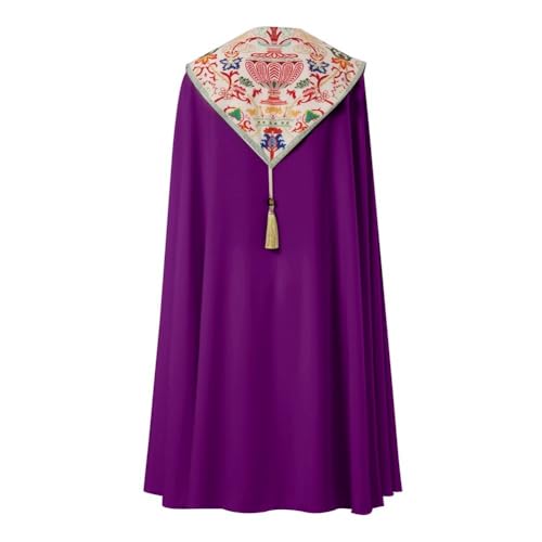 Chape prêtre clergé catholique avec cape de cour arabe médiévale - 8