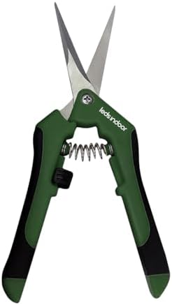 Tesoura de Poda Manicure e Colheita de Plantas leds indoor Em Aço...