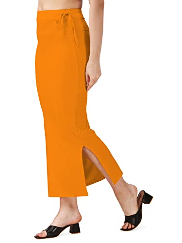 Image of Mehrang Microfiber Saree Shapewear Petticoat for Women, Cotton Blended Shape Wear Dress for Saree