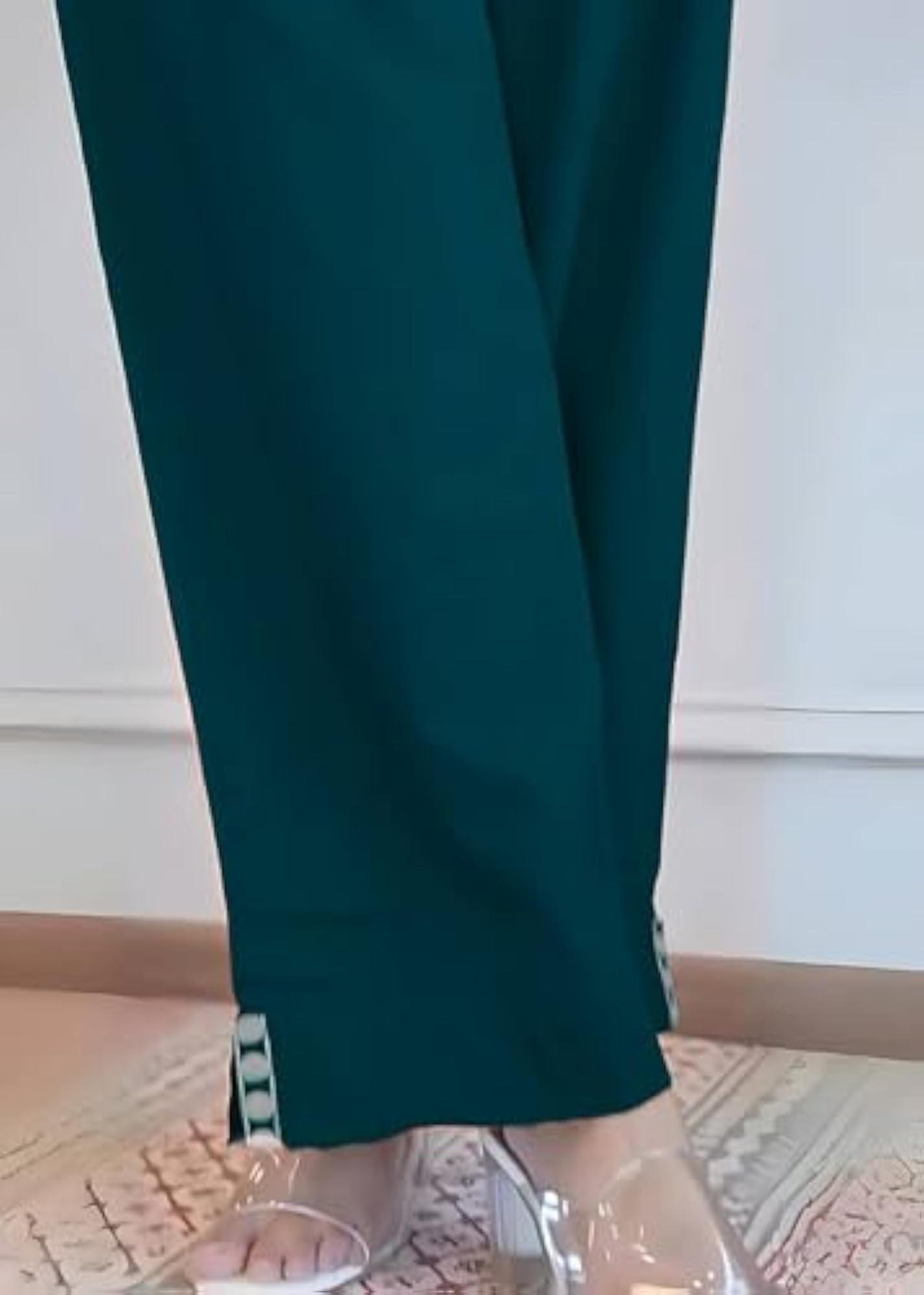 Solid Rayon Co-Ord Set, Kurti Style Top with Pant