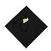 FtyFty Unisex Adult Matte Graduation Cap with Tassel Year Charm (Black)