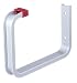 Produktbild Alberts 856830 Deckenhaken | wahlweise in verschiedenen Größen | abgewinkelt | Aluminium | Hakentiefe 120 mm | Gesamthöhe 160 mm | 10er Set