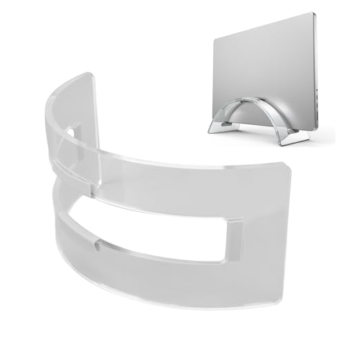 Base vertical para laptop de acrílico ajustable miniatura 3